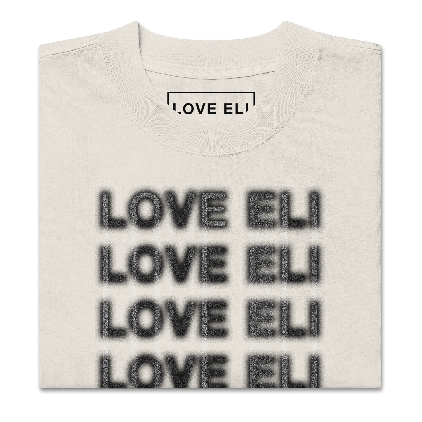 LOVE ELI "WHITE" OVERSIZED TEE